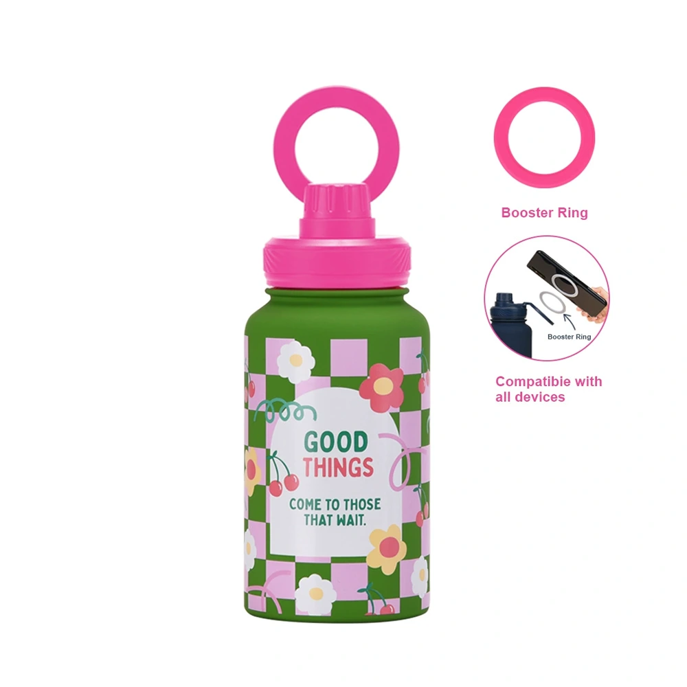 磁吸支架印花保溫杯