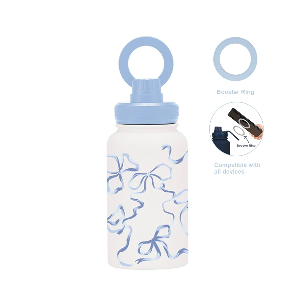 磁吸支架印花保溫杯