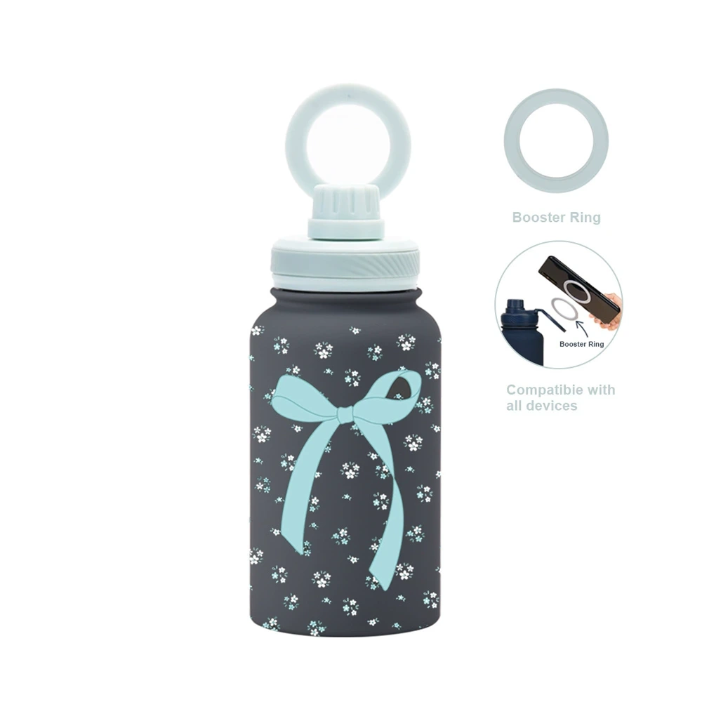 磁吸支架印花保溫杯