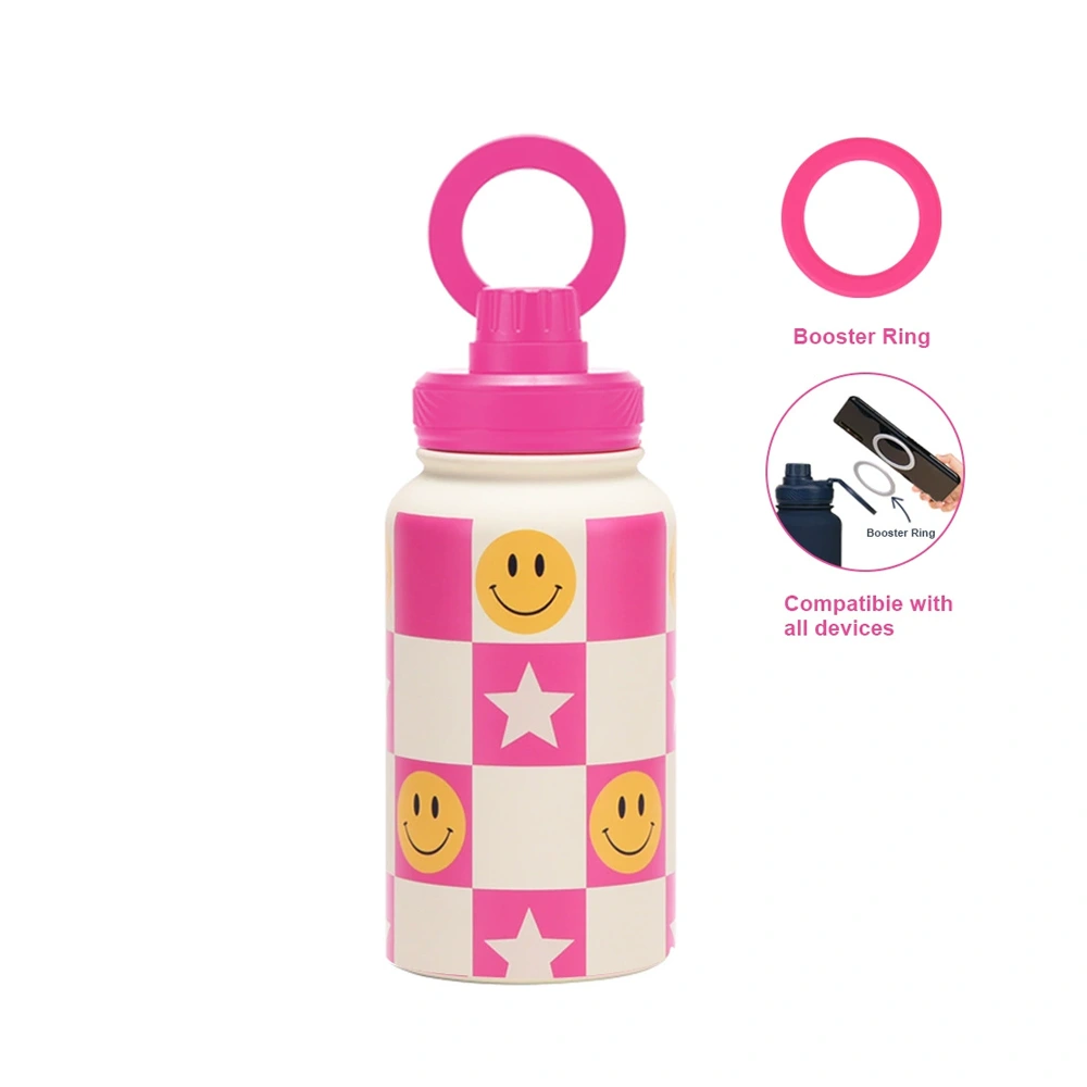 磁吸支架印花保溫杯