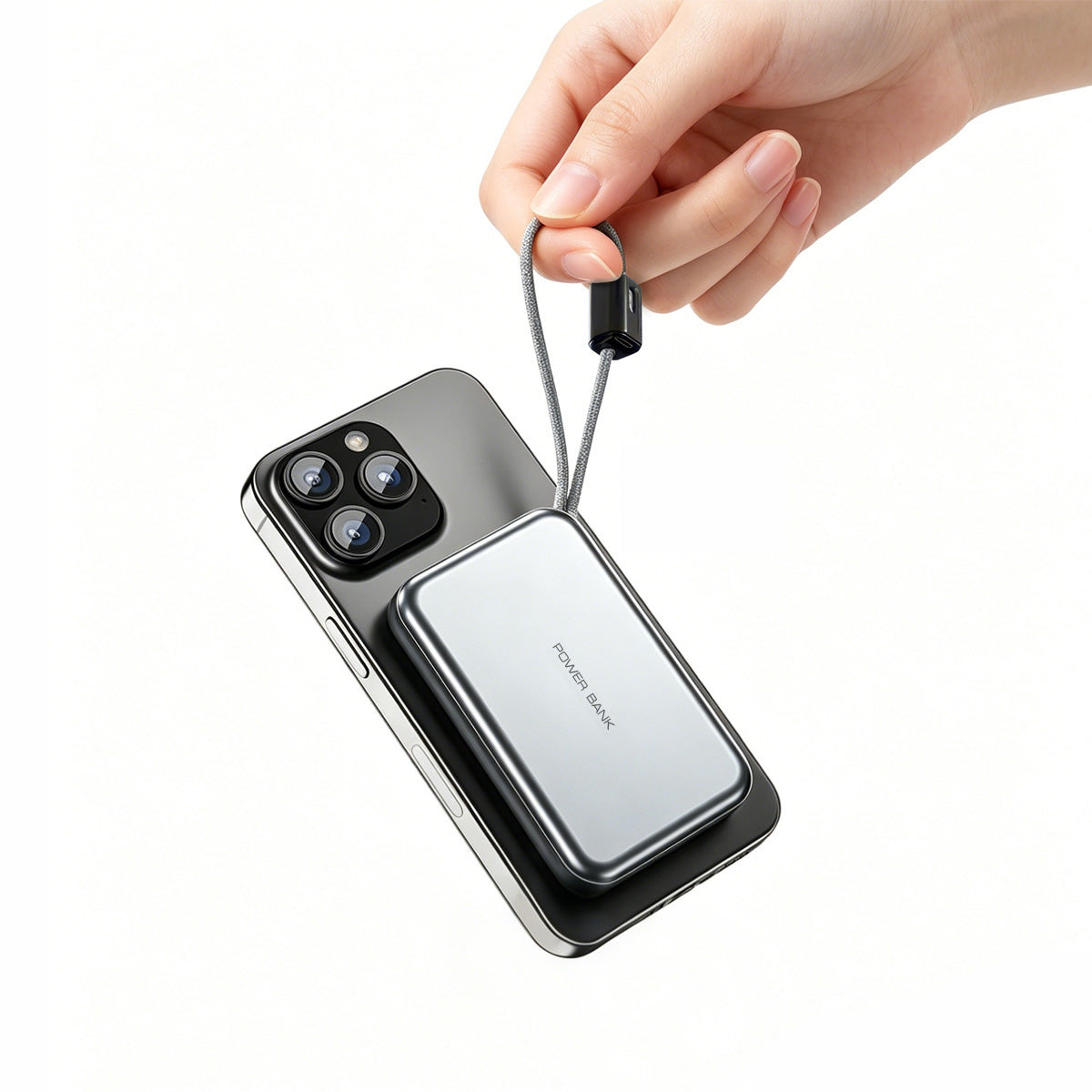 Magnetic Dual-Cable Fast Charging Power Bank