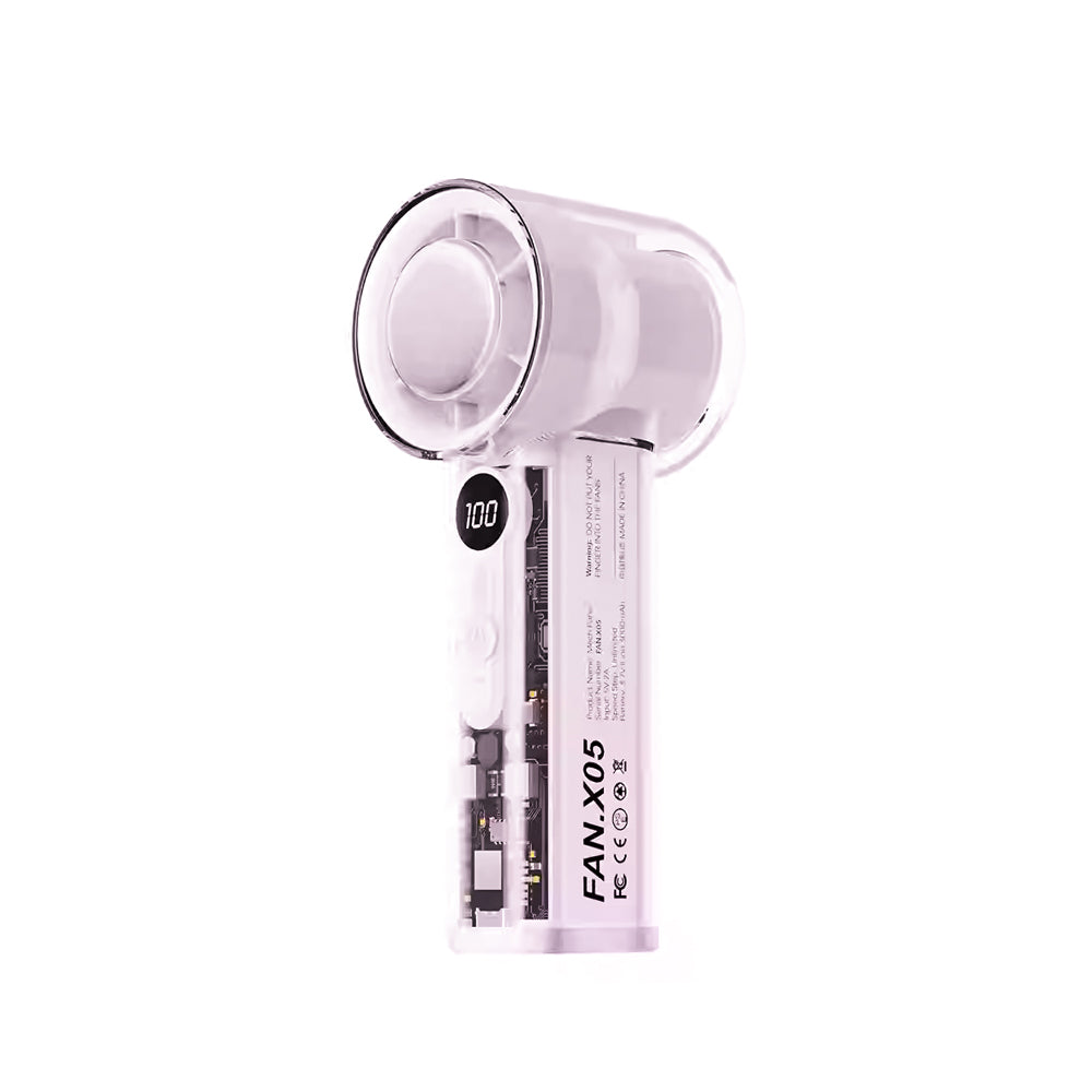 機甲迷透明風扇