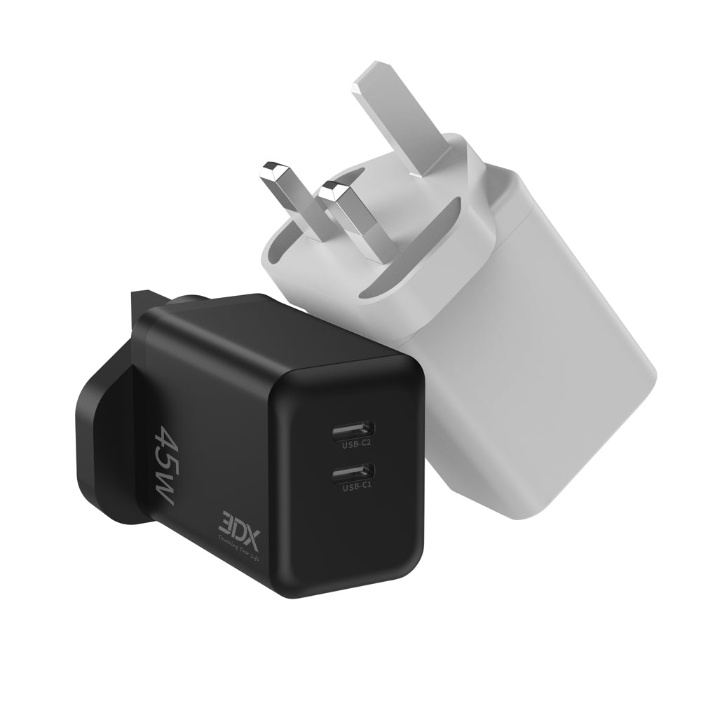 45W GaN 2口充電器