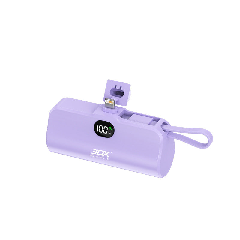 Three-in-one tail plug capsule power bank
